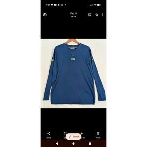 Nike NFL Seattle Seahawks On Field Dri-FIT Long Sleeve XL Blue